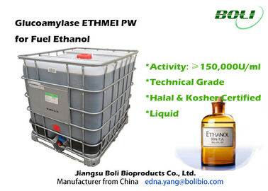 High Purity Liquid Amyloglucosidase Enzyme , Biological Enzymes For Fuel Ethanol Industry