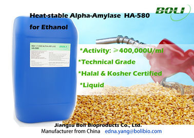 High Purity Technical Grade Ethanol Enzyme , 400000 U/ml Liquefaction Enzyme