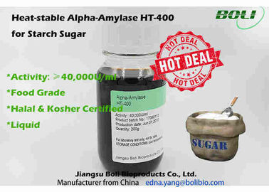 Liquid Alpha Amylase Enzyme Low PH Tolerant 40000 U / Ml Robust Activity For Starch Sugar Production