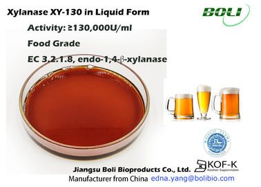 Xylanase XY -130 Liquid Brewing Enzymes 130 000U / Ml Food Grade Brewing
