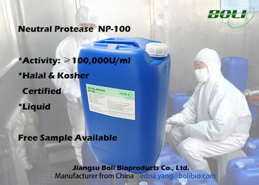 Industrial Liquid Neutral Proteolytic Enzymes Protease NP-100 Enzymes