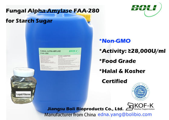 Non Gmo Food Enzyme Fungal Alpha Amylase For Starch Sugar Industry