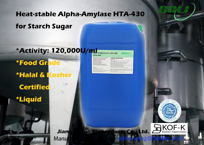 1.25g/Ml Food Starch Liquefaction Alpha Amylase Enzyme