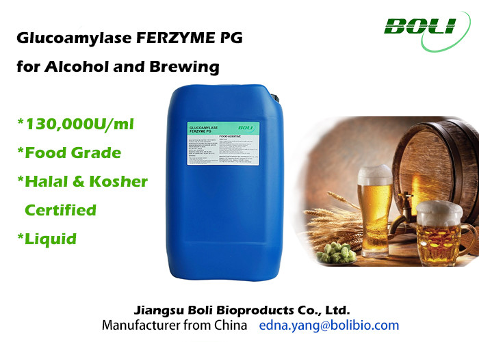 Non GMO Liquid Brewing Enzymes Glucoamylase High Conversion Food Grade