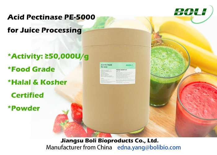 High Purity Pectinase In Fruit Juice Production , High Activity Pectin