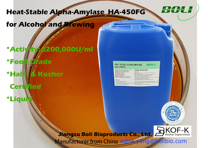 Alpha Amylase HA450FG 200000U / Ml Brewing Enzymes