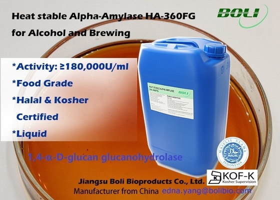Heat Stable Alpha Amylase Enzyme HA-360FG For Alcohol And Brewing