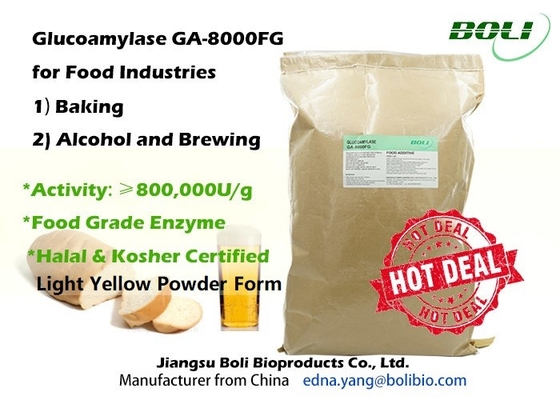 GA-8000FG Gucoamylase High Concentration Saccharification Enzyme For Bakery Alcohol Brewing