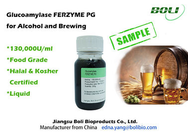 130000U / ml Food Grade	Glucoamylase Enzyme For Wine And Beer In Food Industry