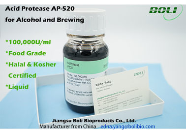 Cost Effective Brewing Enzymes Acid Protease AP - 520 Low PH Application Condition