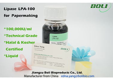Technical Grade 100000 U / Ml Lipase Enzyme Superior Stability High Concentration