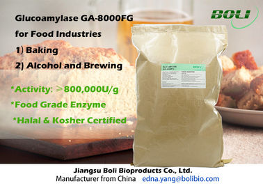 High Efficient Glucoamylase Hydrolytic Enzymes , Amyloglucosidase Enzyme For Baking