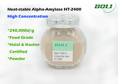 High Concentration Powder Alpha Amylase Enzyme 240000 U / g Food Grade Low pH