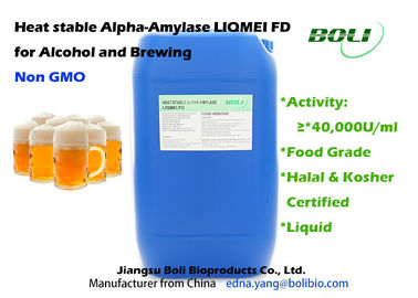 High Temperature Alpha Amylase Enzymes , Non - GMO Enzymes In Brewing Industry