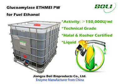 Technical Grade Liquid Amyloglucosidase Enzyme / Biological Enzymes For Fuel Ethanol Industry