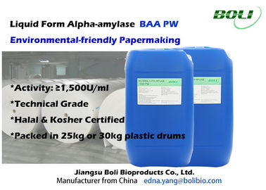 Bacterial Alpha Amylase PW In Liquid Form Save Cost for Papermaking