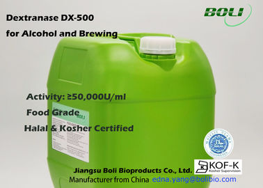 50000U / Ml Liquid Dextranase DX -500 Brewing Enzymes For Food Use