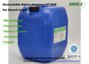 Liquid Alpha Amylase Enzyme HT -800 Decrease Viscosity Of Gelatinous Starch Solutions