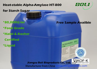 Liquid Form Food Use Heat Stable Alpha Amylase HT-800 With Halal And Kosher Certificate