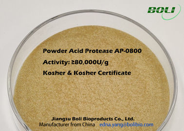 Boli Powder Acid Protease AP-0800 Activity 80000 U / g Hydrolysis of Proteins Free Sample Available