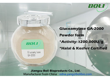 Commercial Glucoamylase Enzyme Powder, 200000 U / g with Halal and Kosher Certificate