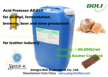 Acid Protease AP-050 in Liquid Form Proteolytic Enzyme for Alcohol Fermentation Brewing and Animal Feed