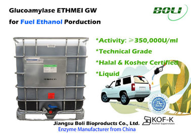 Liquid Glucoamylase ETHMEI GW Enzymes For Ethanol / Fuel Ethanol Processing