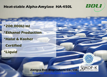 Heat Stable Alpha Amylase HA -450L For Fuel Ethanol Production , Free Sample