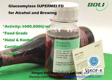 Food Grade Liquid Glucoamylase For Saccharification 400000 U / Ml Free Samples