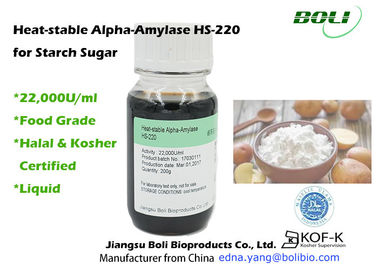 Heat Stable Alpha Amylase Liquid Form Glucoamylase Enzyme For Starch Sugar