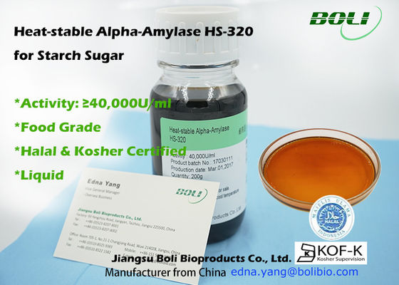 Heat Stable Non Gmo Alpha Amylase Enzyme For Starch Sugar