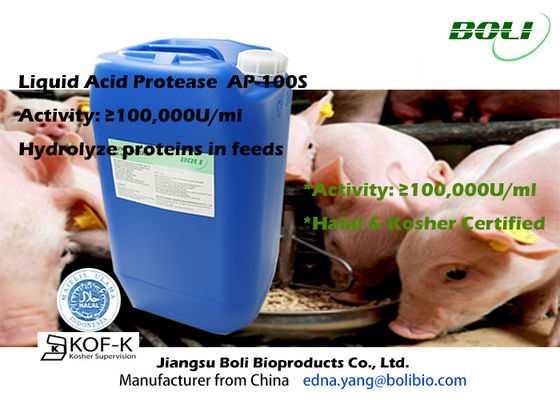 Animal Feed Enzyme Acid Protease Ap-100s In Liquid Form