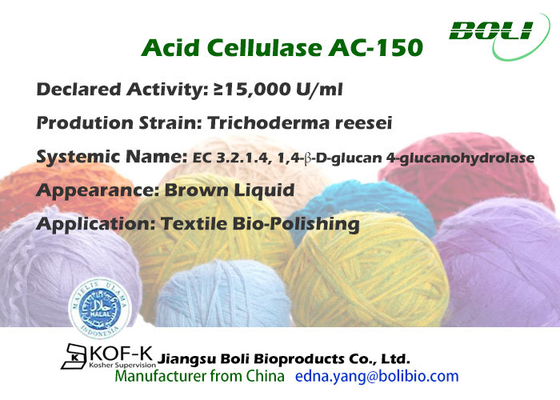 Liquid PH 4.5 Cellulase Enzyme Textile Bio Polishing