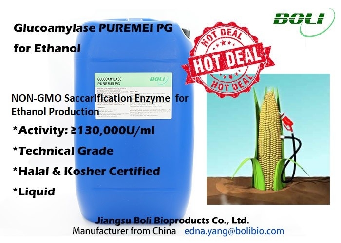 Pg Non Gmo Saccarification Glucoamylase Enzyme Puremei For Ethanol Production Halal