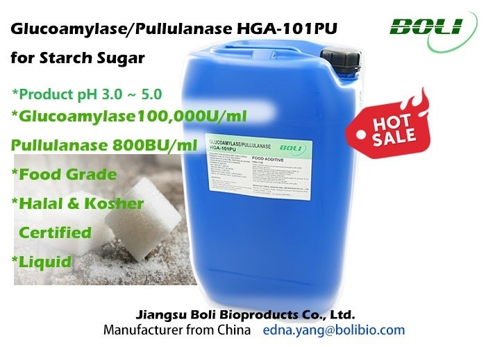HGA-101PU Glucoamylase Pullulanase Blended Enzyme For Starch Sugar