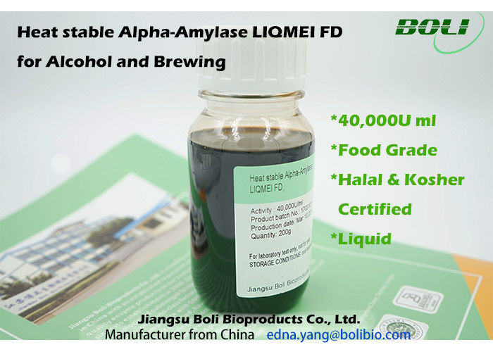 Commercial Alcohol  / Brewing Enzymes High Temperature Robust Stable Activity
