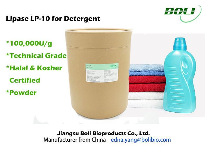 100000 U / g Lipase Powder High efficient , Light Brown Powder Lipase In Detergent