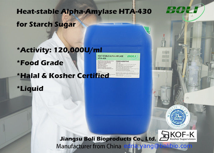 Starch Liquefaction High Activity 120000u/Ml Alpha Amylase Enzyme Food Use