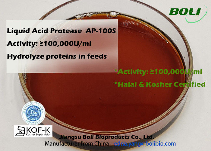 Animal Feed Enzyme Acid Protease Ap-100s In Liquid Form
