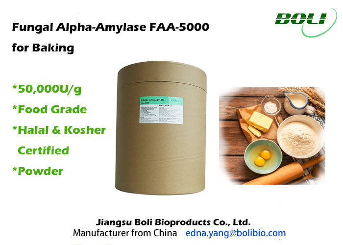 Fungal Alpha Amylase Baking Enzymes FAA5000 50000U/G Powder